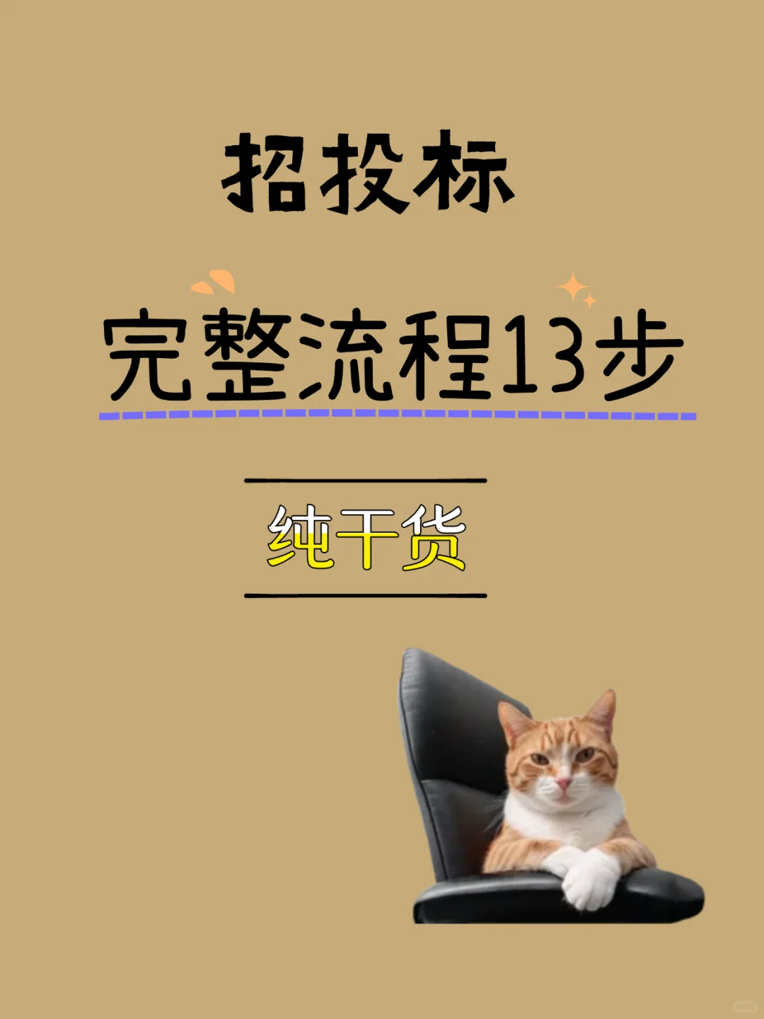 纯干货！招投标完整流程13步，收藏收藏