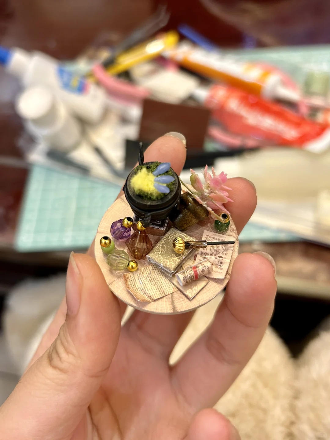 这也太适合放在工位了 直接穿越魔法花园