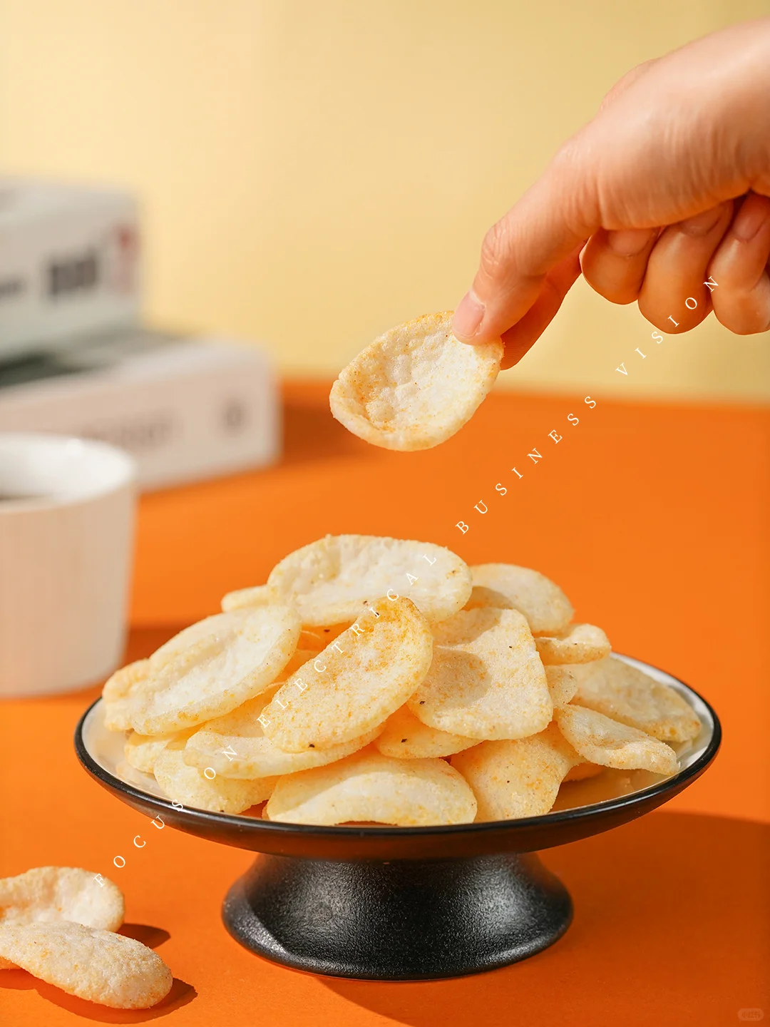 把虾片拍的看完想嘬手指?!....