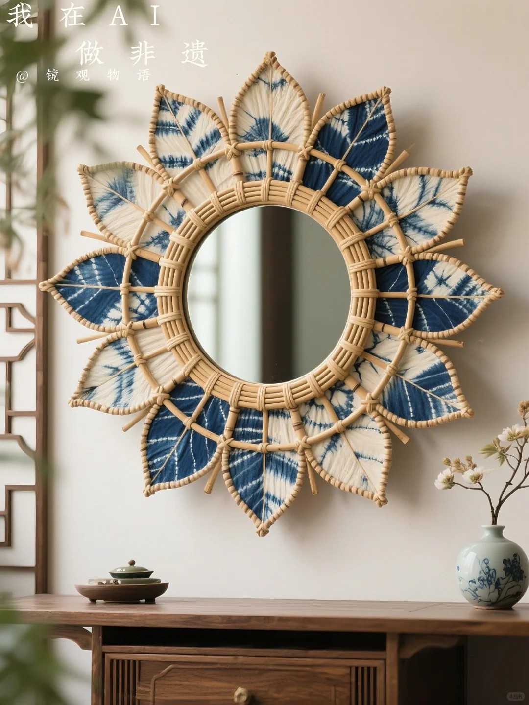 Aha这也是艺术｜给镜子装个向日葵?笑一笑吧