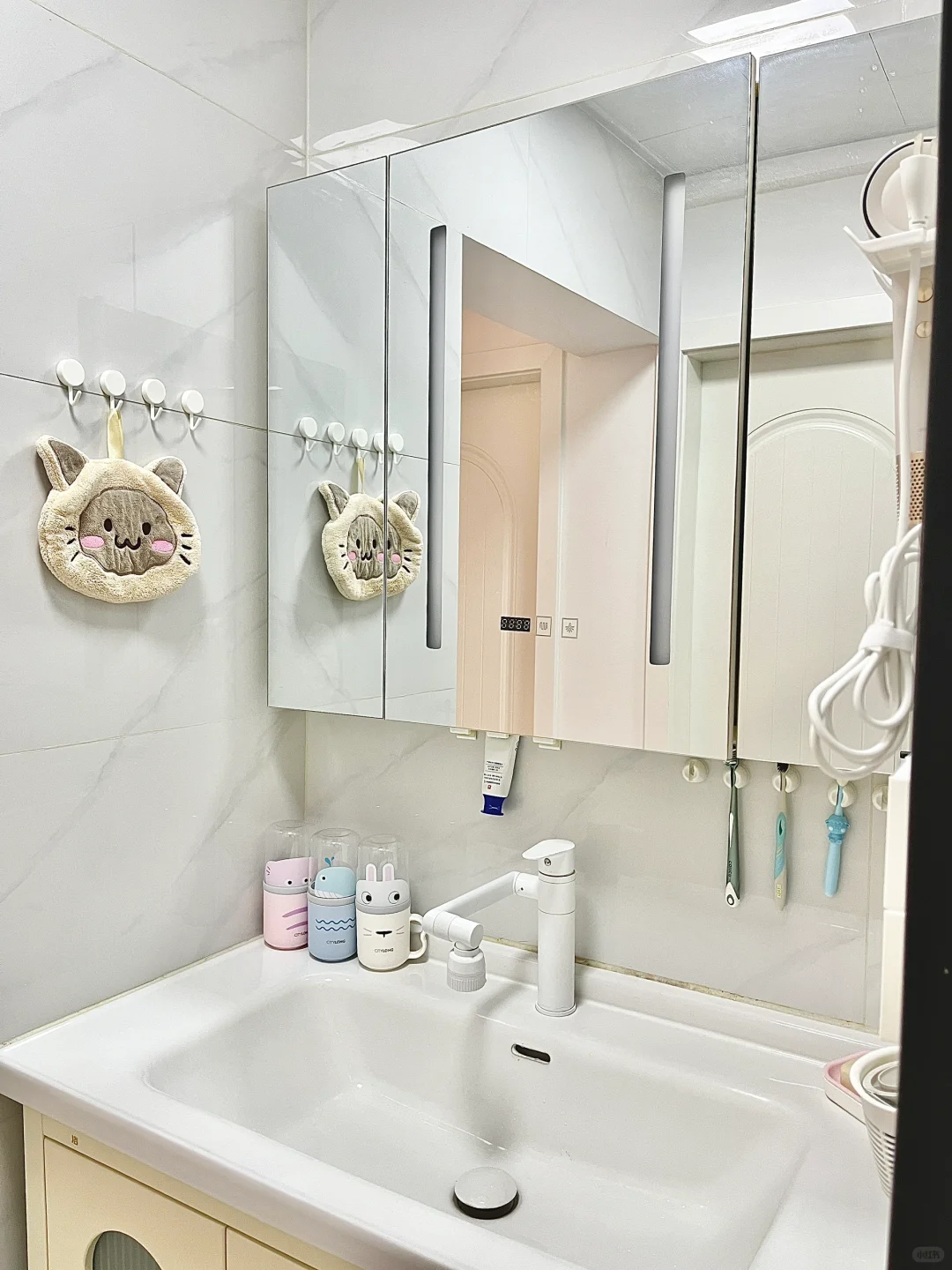 很好抄作业的小户型浴室柜收纳❗️