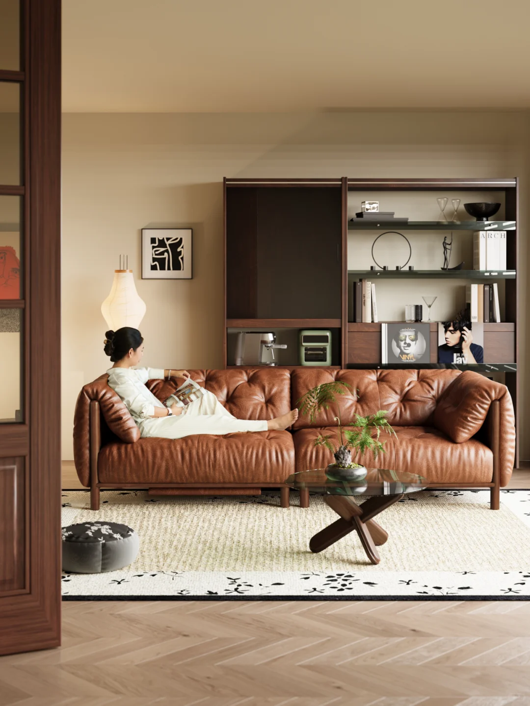 如何用中古风智能脚踏沙发提升家居格调