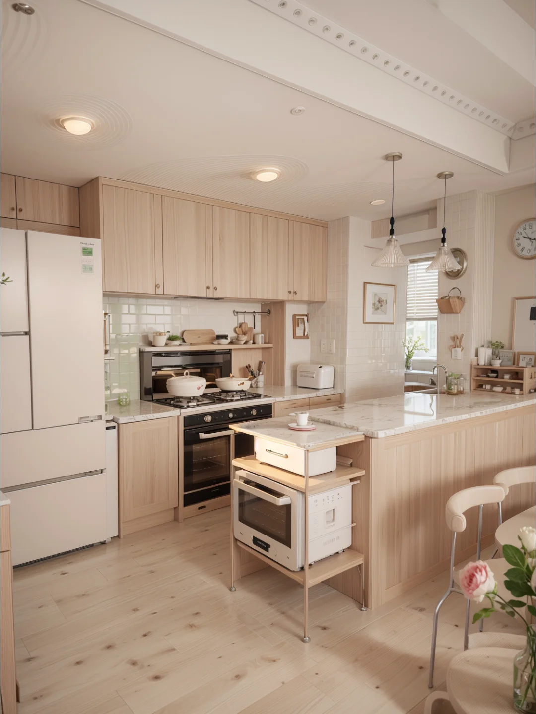 幸福感爆棚的小厨房原来长这样……