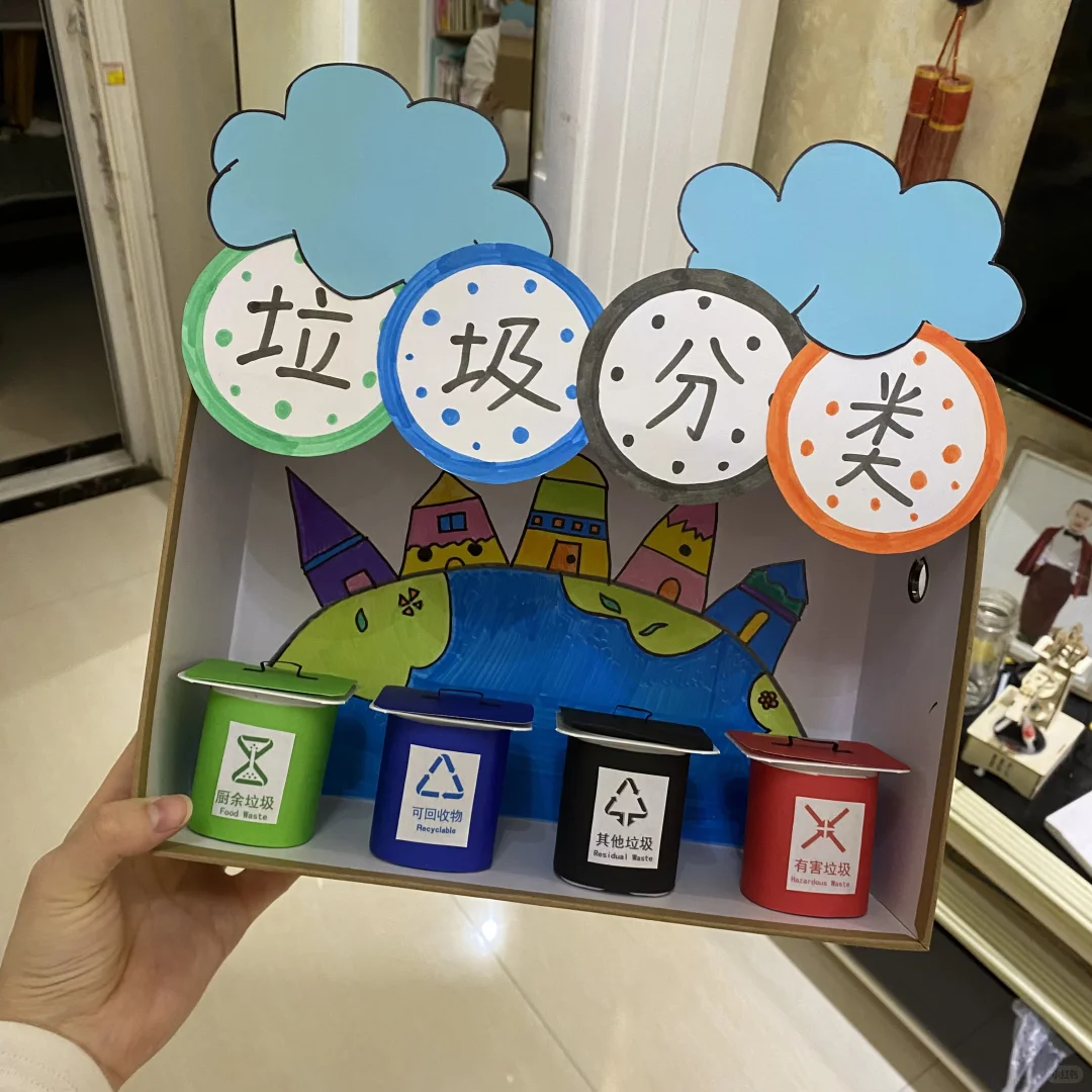 幼儿园自制教具之垃圾分类