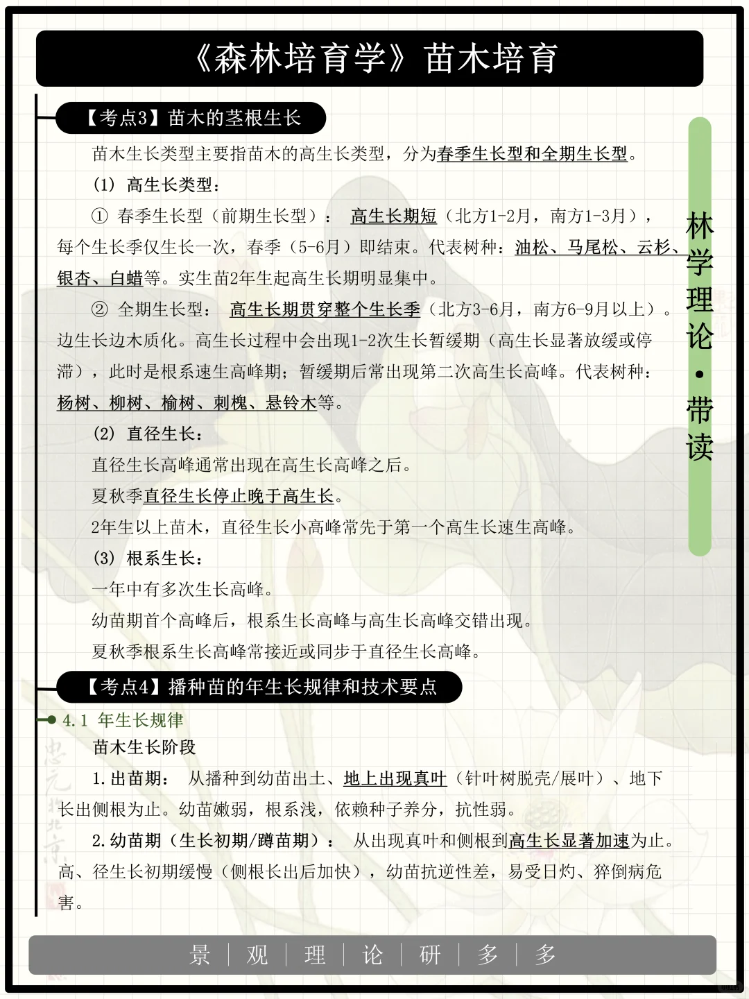 《森林培育学》带读第九天~