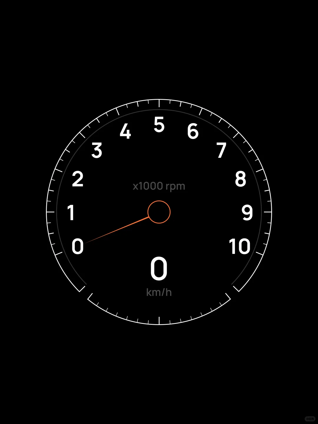 4种经典的车辆转速仪表盘布局