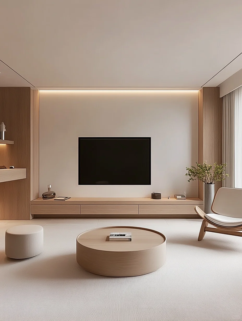 回家一眼惊艳，玄关造景+柜体穿插，巨高级