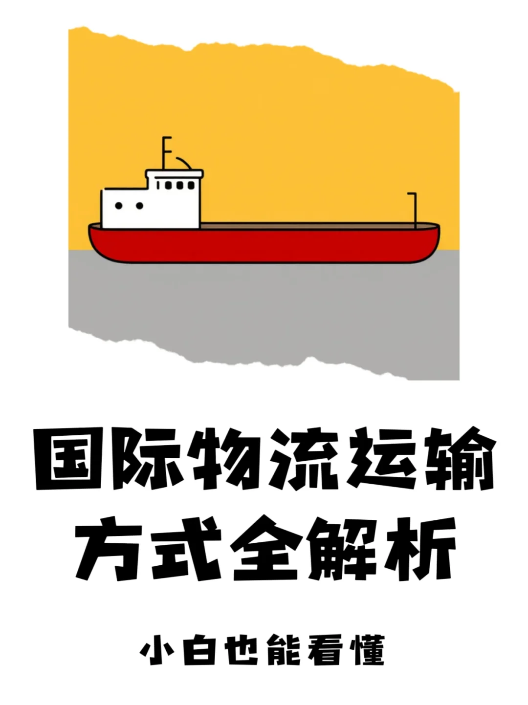 ?超全解析！国际物流运输方式全攻略?