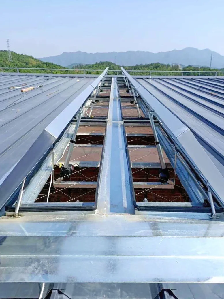 工业通风天花板配置！天窗+气楼组合??