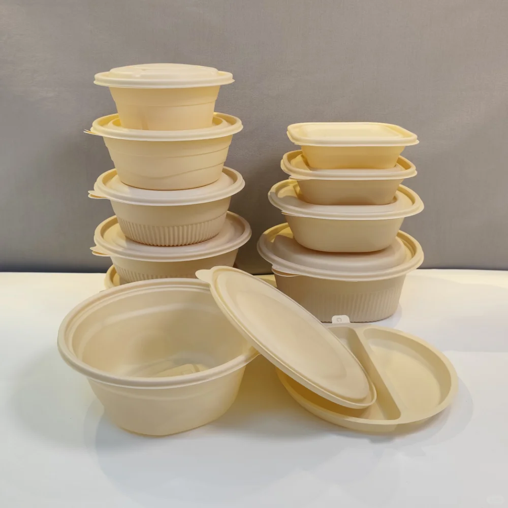 被问爆的生物基餐盒✨ 米黄颜值+环保属性