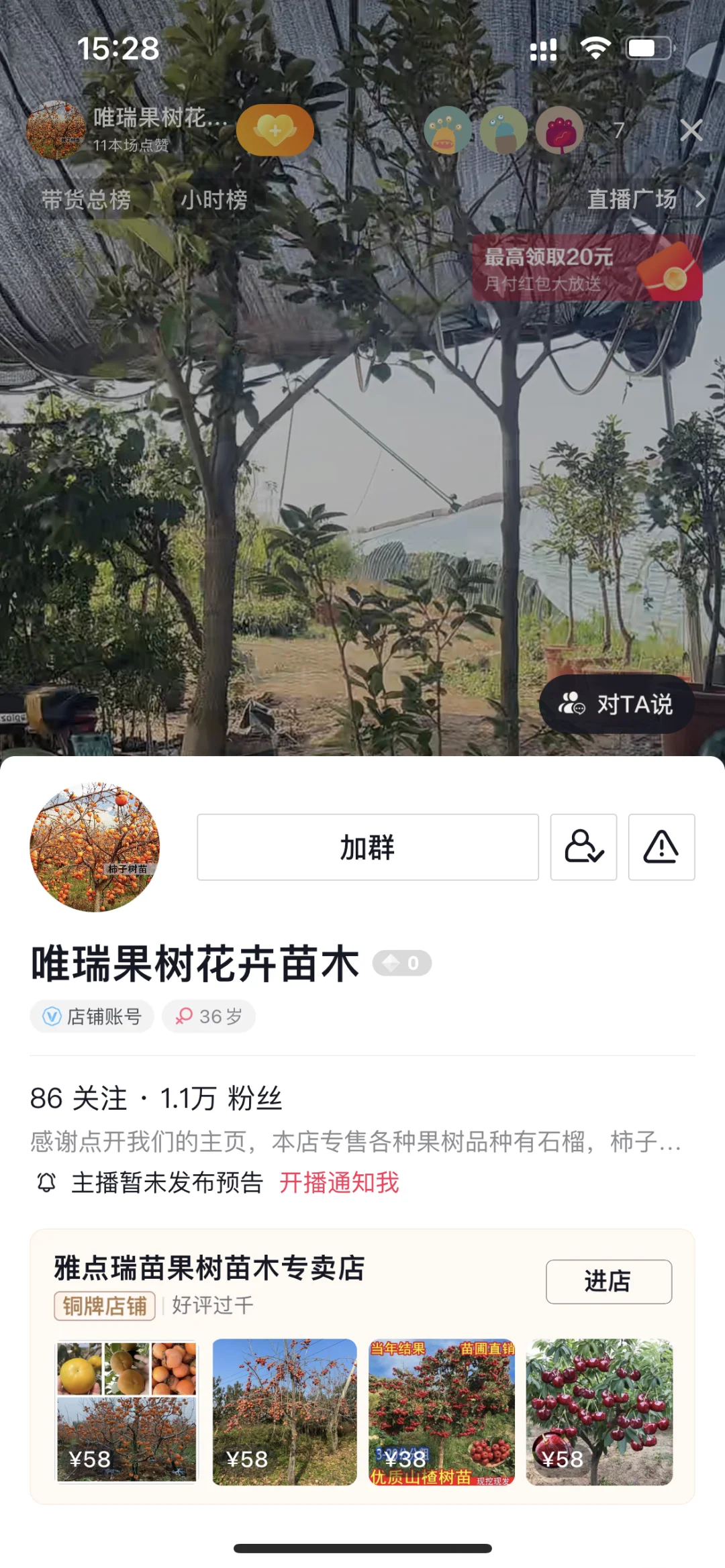 抖音卖树苗的骗子