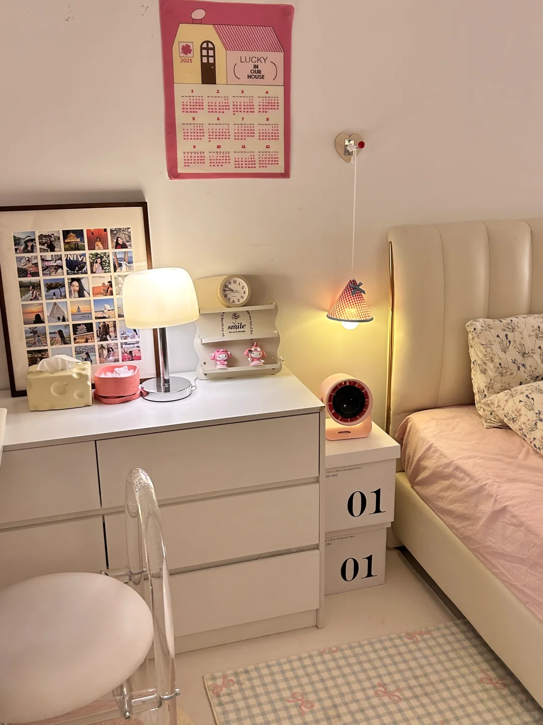 谁懂啊 改造后的房间也太温馨可爱啦~