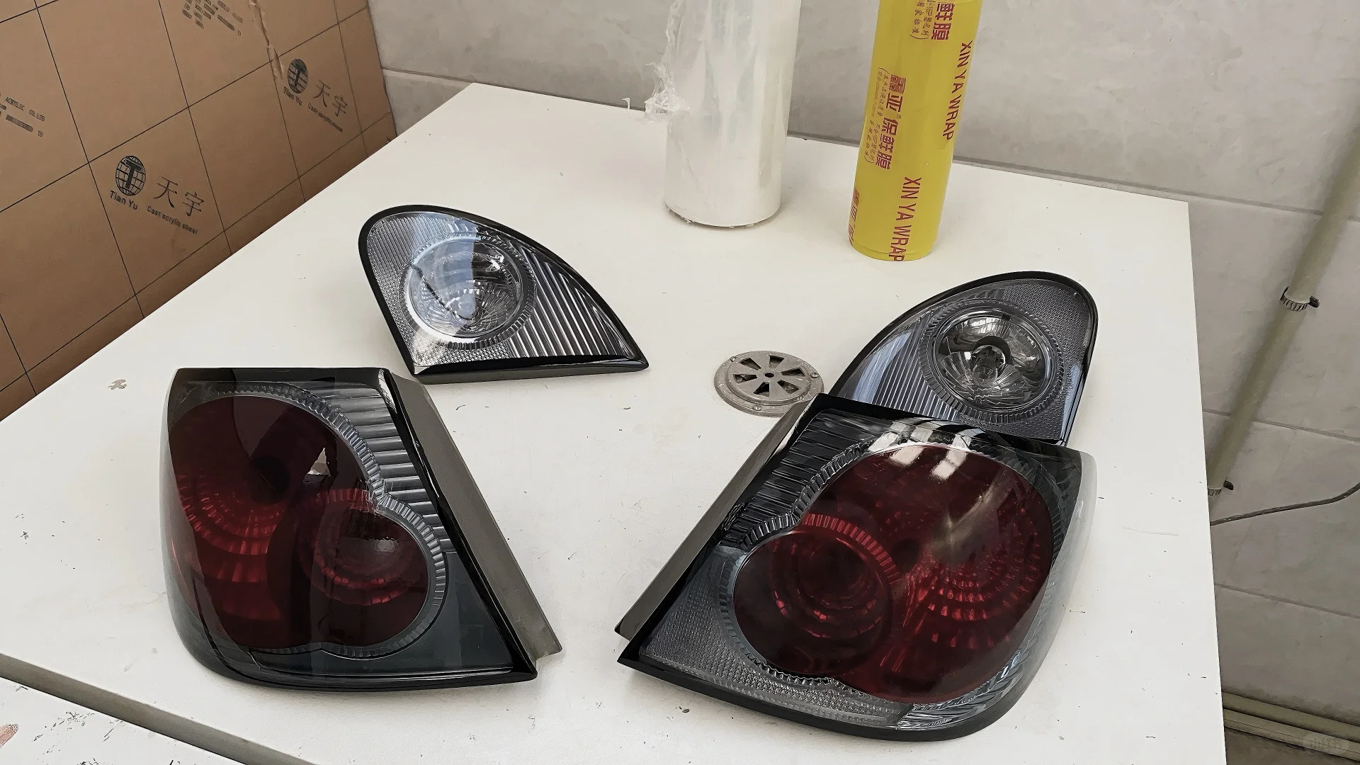 丰田花冠透明尾灯上车效果怎么样？