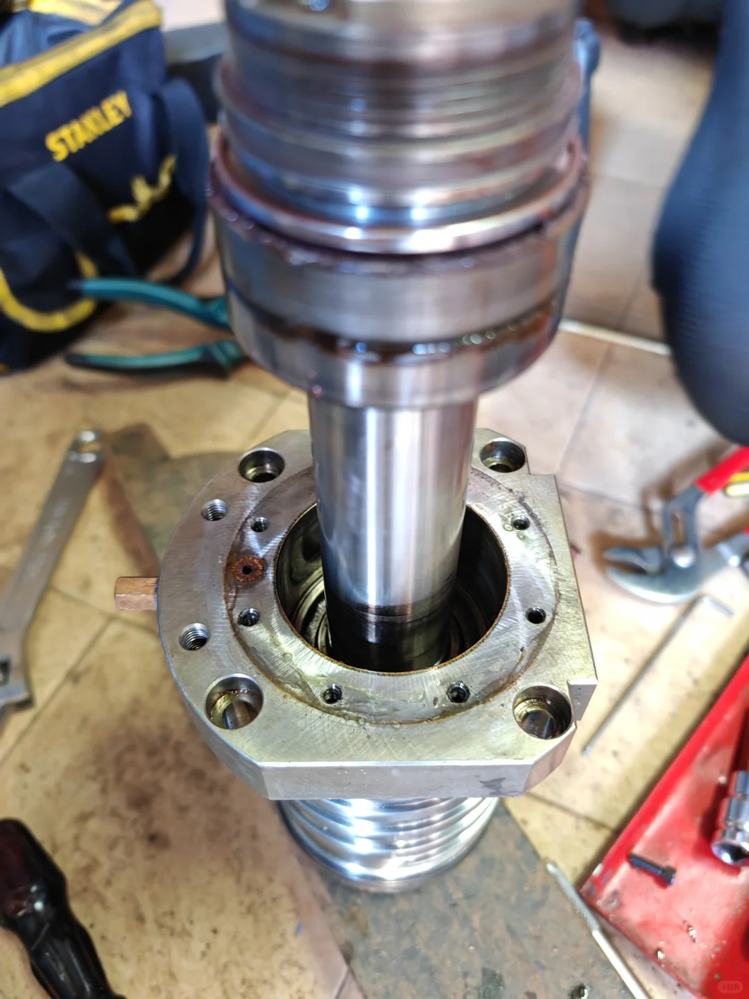 ??工程师日常#更换BT30主轴轴承