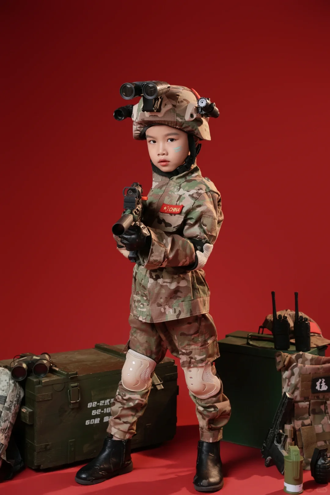 6岁“特种兵”报到！气场这块直接拿捏?