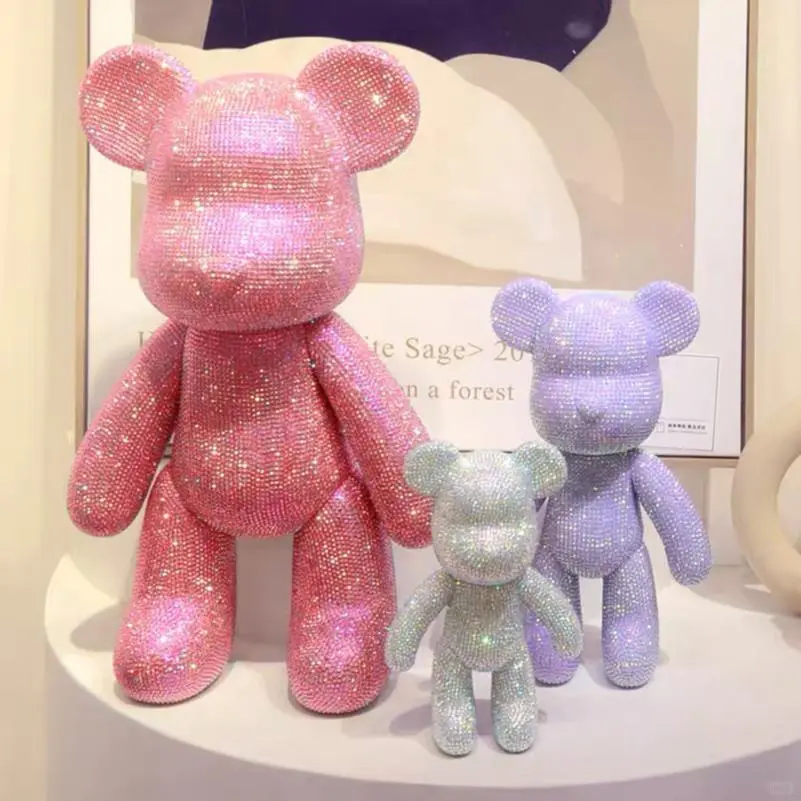 暴力熊手工DIY贴钻玩偶材料公仔手办摆件