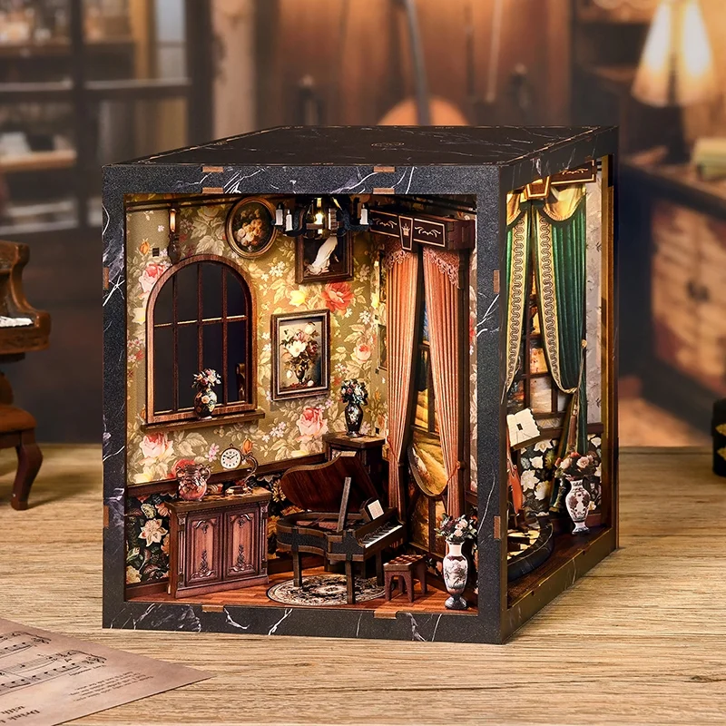 新款书立四面亚克力防尘罩古韵乐匣