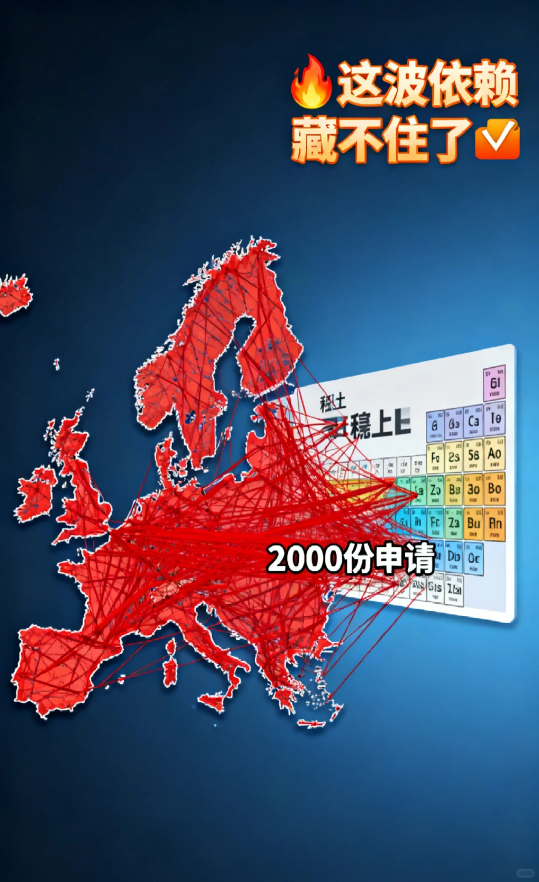 欧盟狂递2000份稀土申请！这波依赖藏不住了