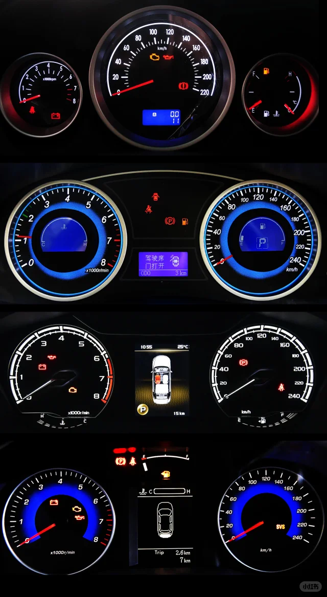 老国产的机械仪表盘——吉利篇