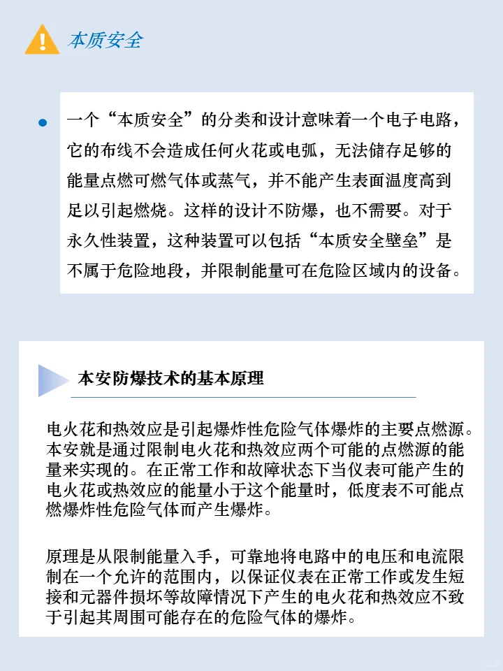 本安防爆技术相关知识解析