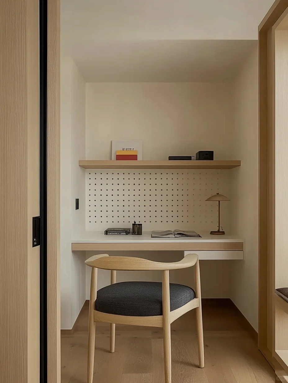 回家一眼惊艳，玄关造景+柜体穿插，巨高级