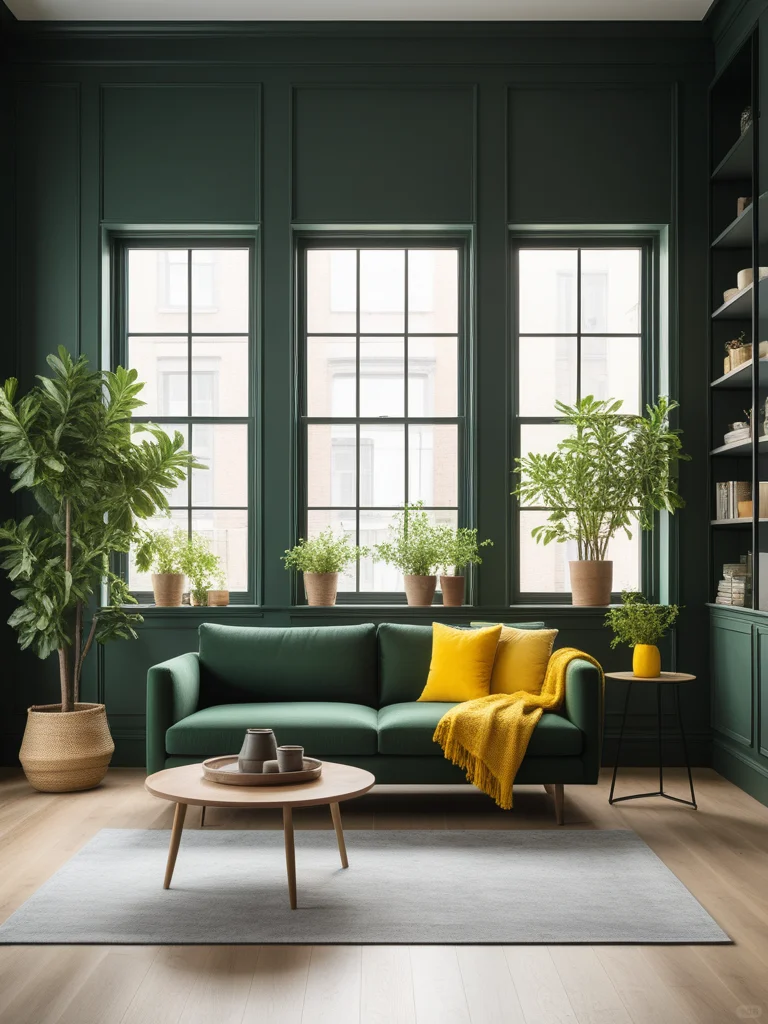 绿色×黄色，活力满分家居搭配