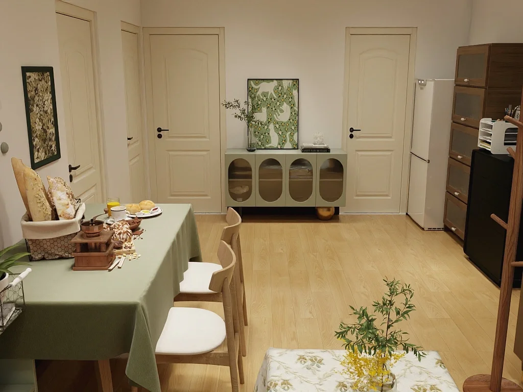 帮粉丝全屋改造小清新风❗