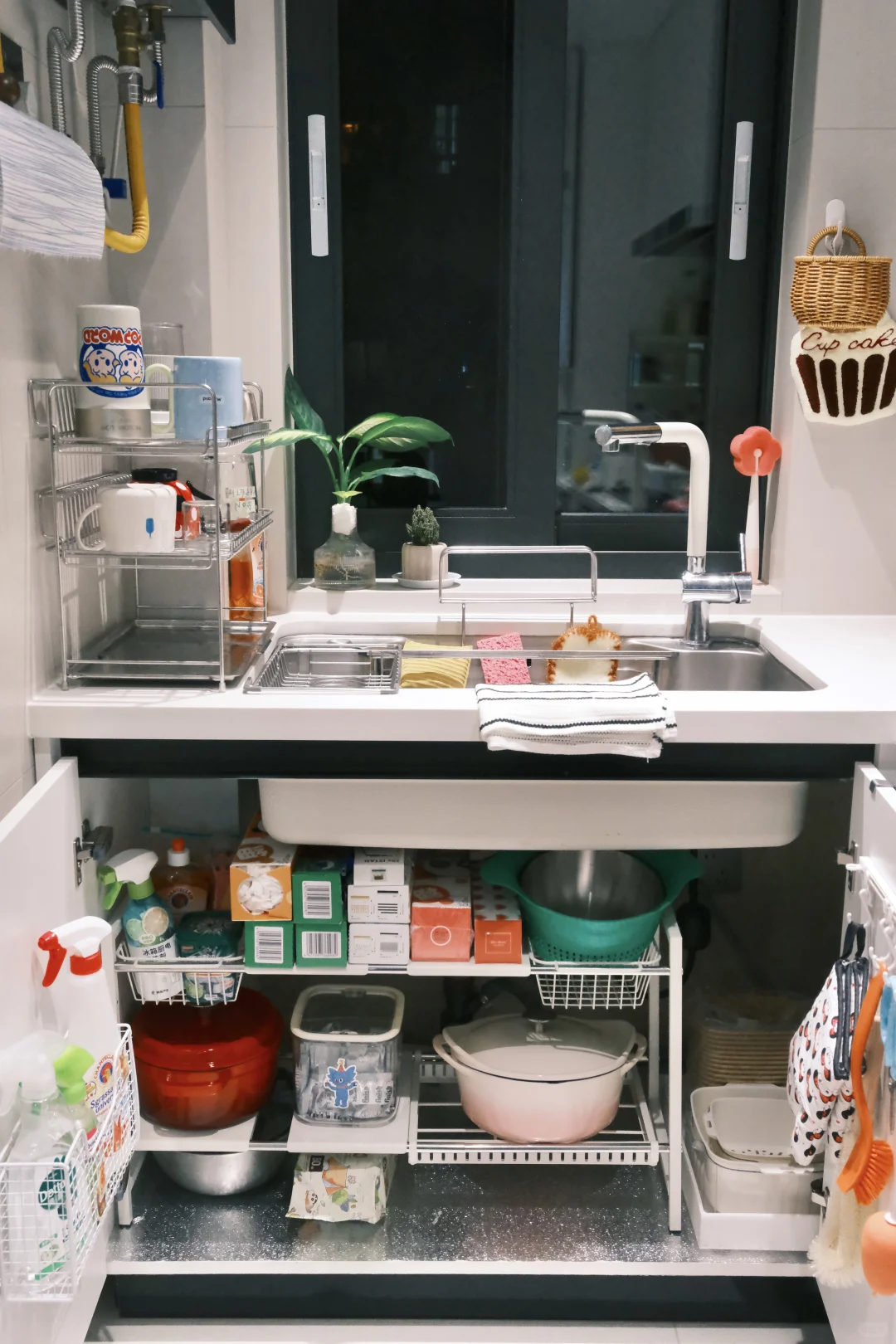 大家捧场的橱柜收纳教程来啦，欢迎抄作业?