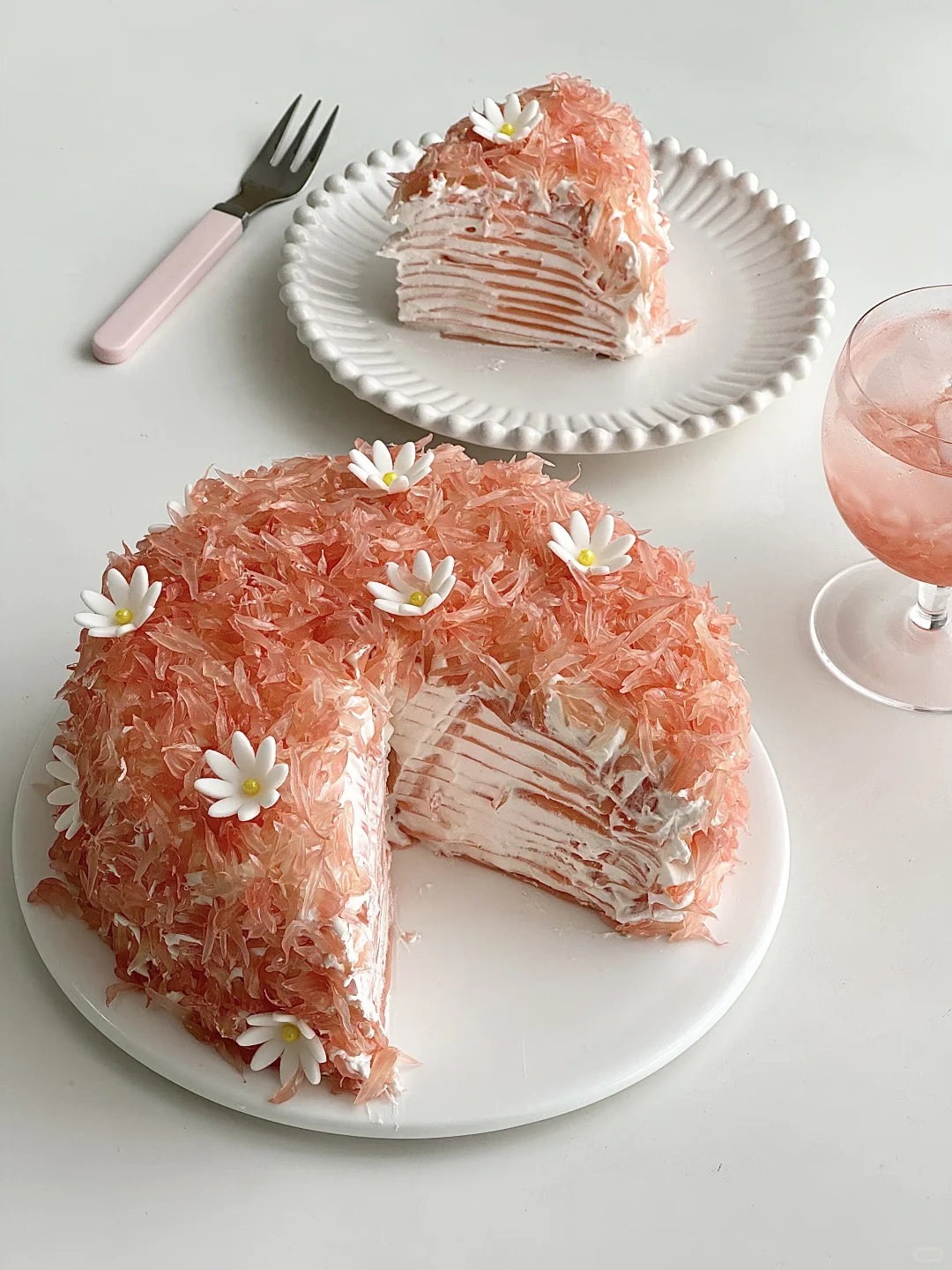 柚子千层蛋糕?清甜不腻｜精致下午茶