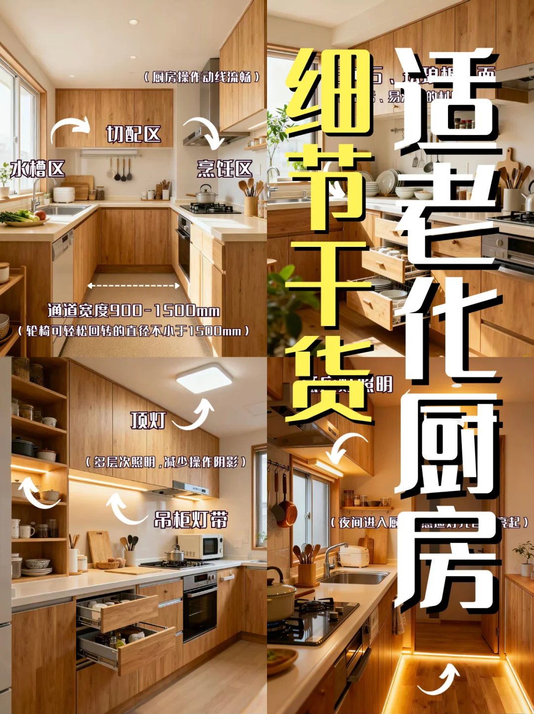 适老化厨房必须考虑的7个设计 | 附详细攻略