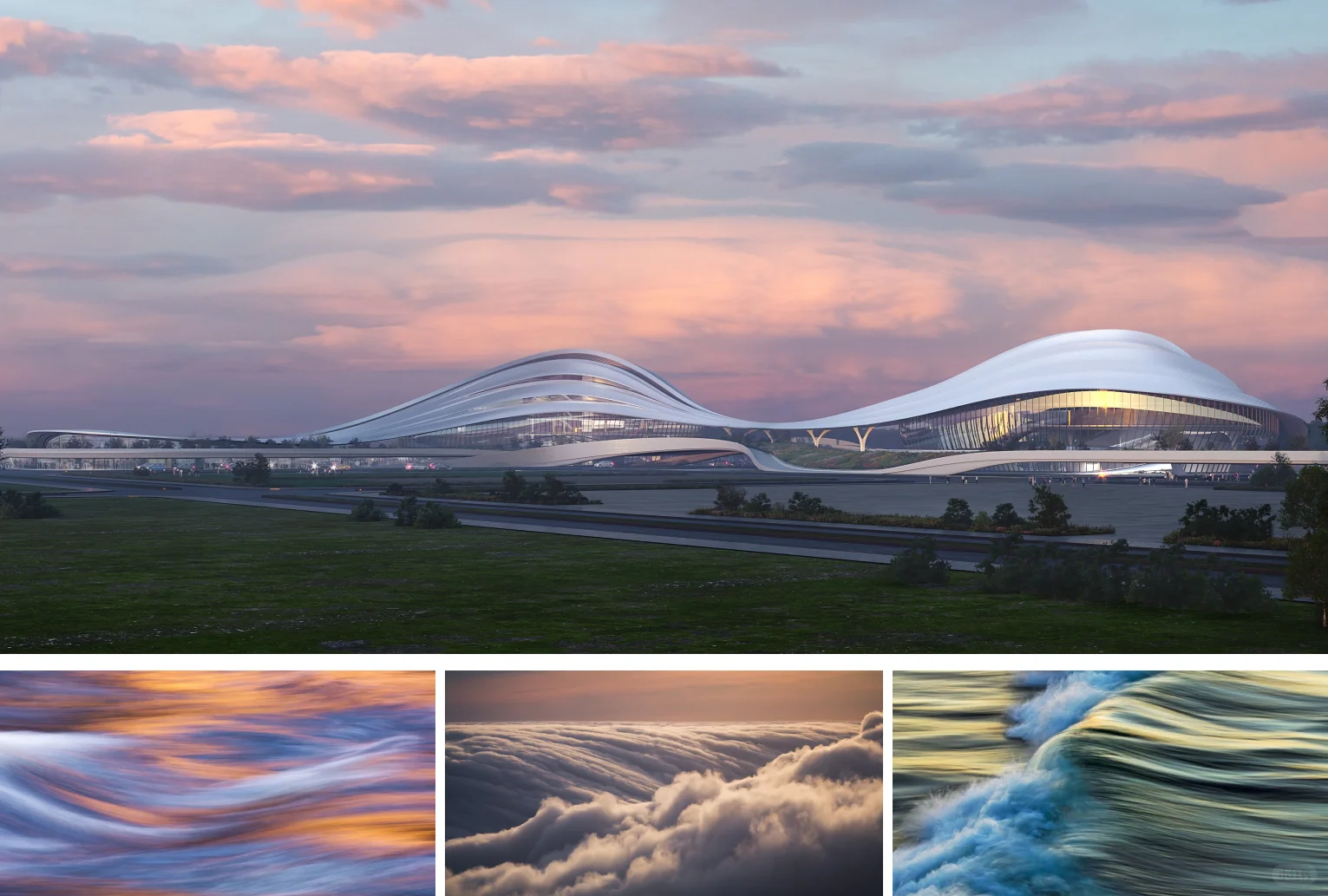 扎哈事务所丨涌川泾河新城国际文化艺术中心