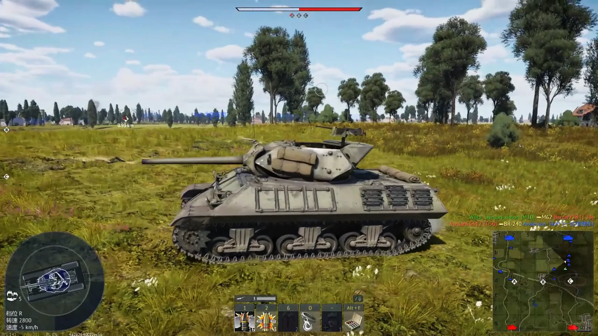 中系3.3权重M10坦克歼击车