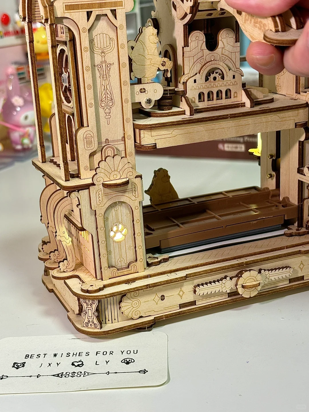 ?自己拼的印刷机！太喜欢啦啊啊啊