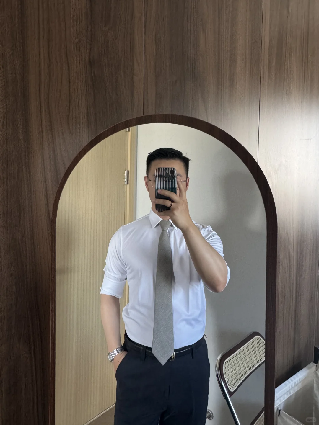 个人分享｜买了一根拉链领带怪方便的???