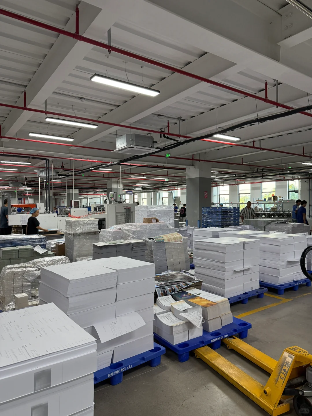 印刷工厂生产车间真面目，原来是这样！！