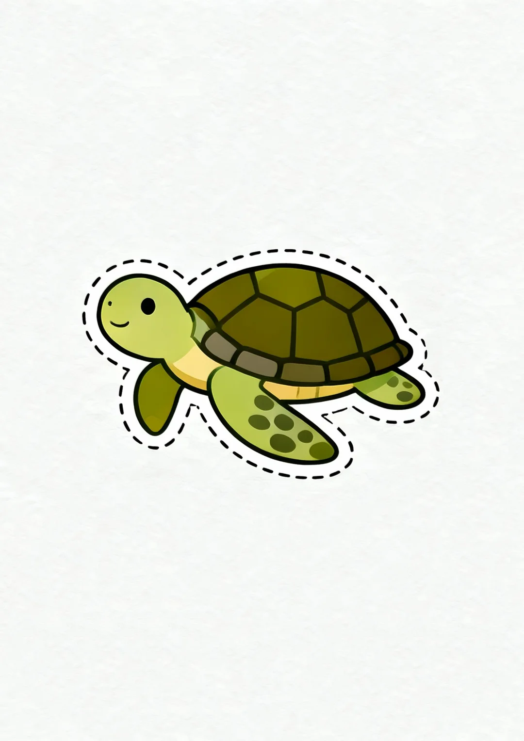 海洋动物贴纸素材?打印幼儿园剪纸手工