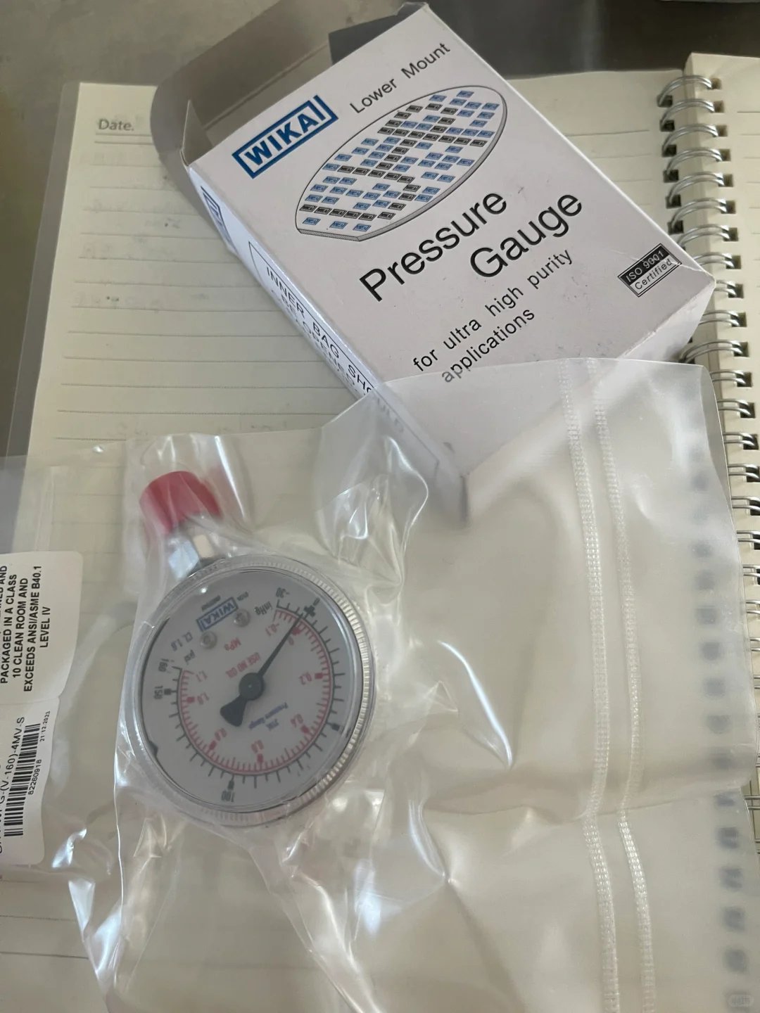 压力表 WIKA 背接 压力值-30-160 直立 项目