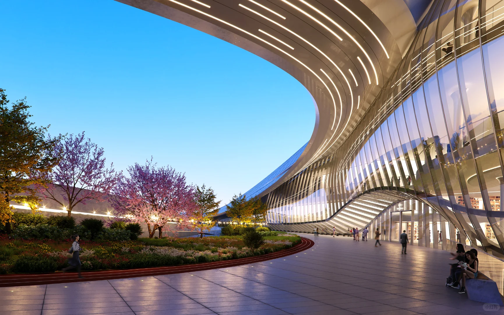 扎哈事务所丨涌川泾河新城国际文化艺术中心