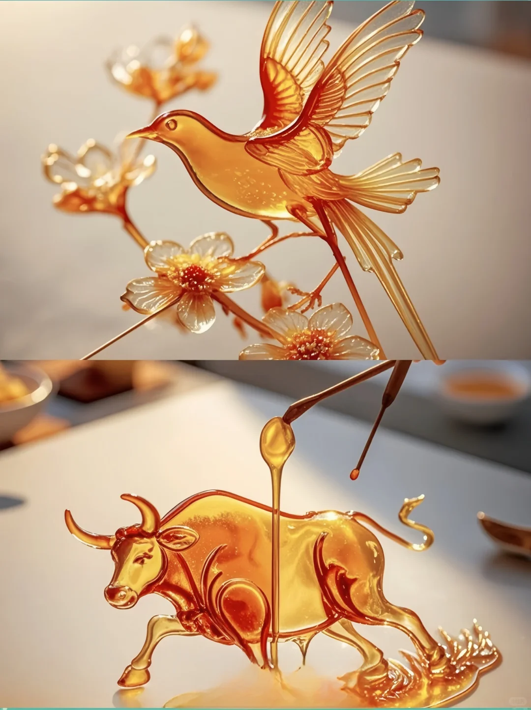 非遗项之糖塑（成都糖画）