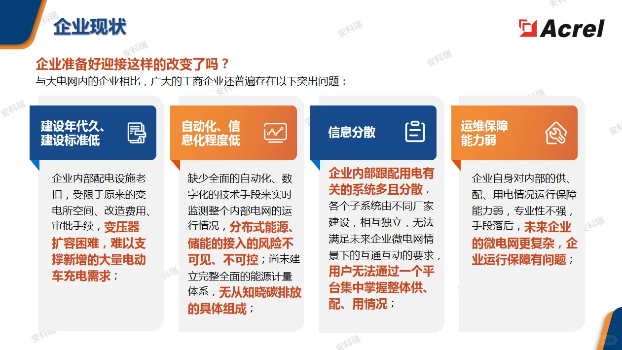 安科瑞EMS企业微电网能效管理系统功能齐全