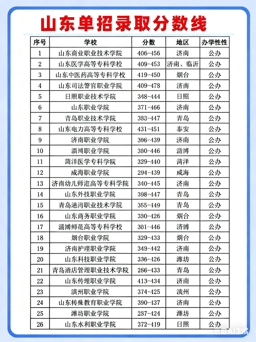 25年单招录取分数线汇总 速看❗