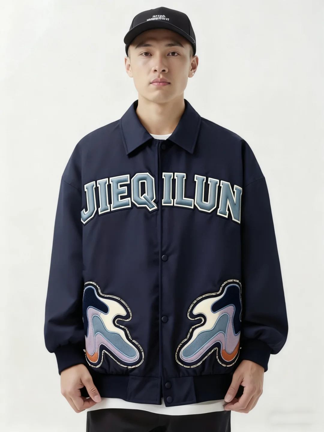杰奇伦复古拼色夹克上线！
