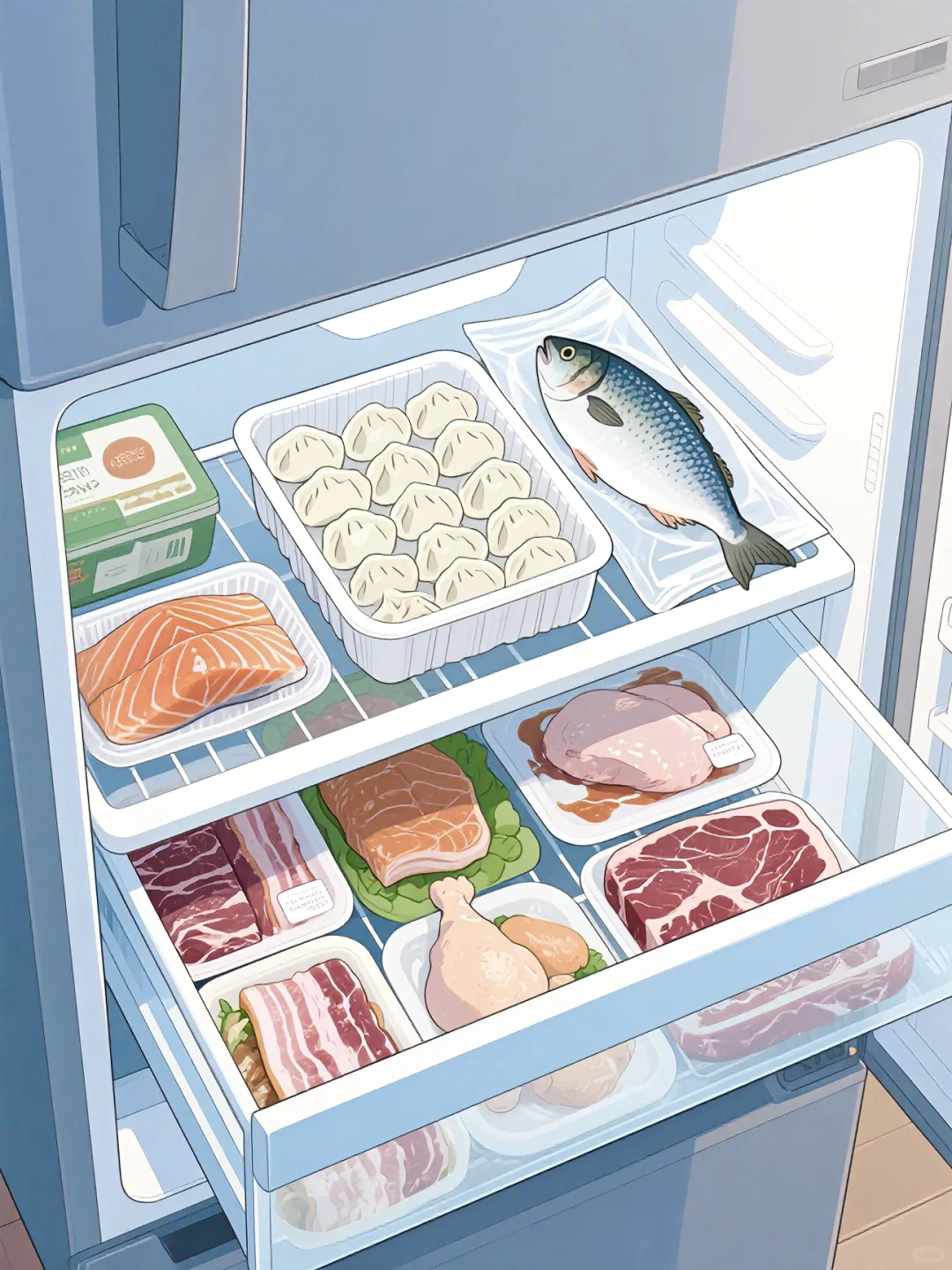 独居女孩的冷冻层❄️安全感是肉肉给的?