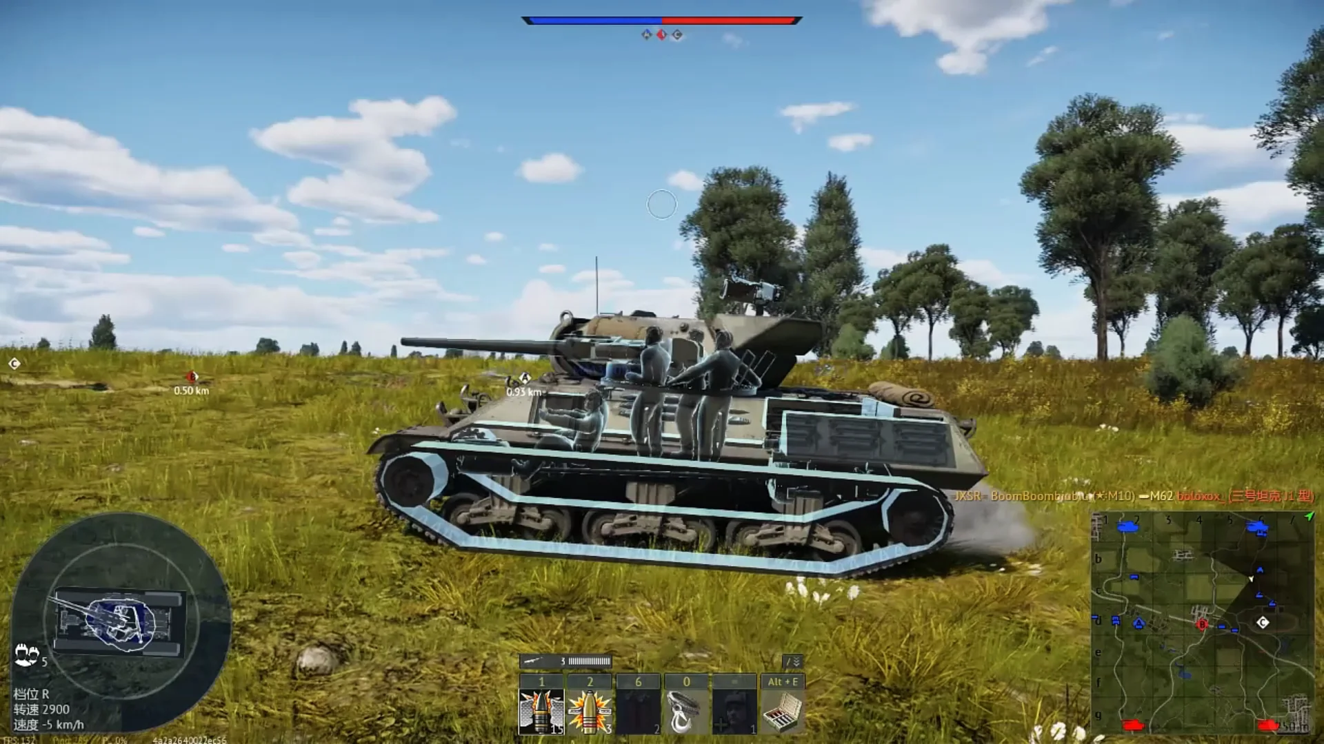 中系3.3权重M10坦克歼击车