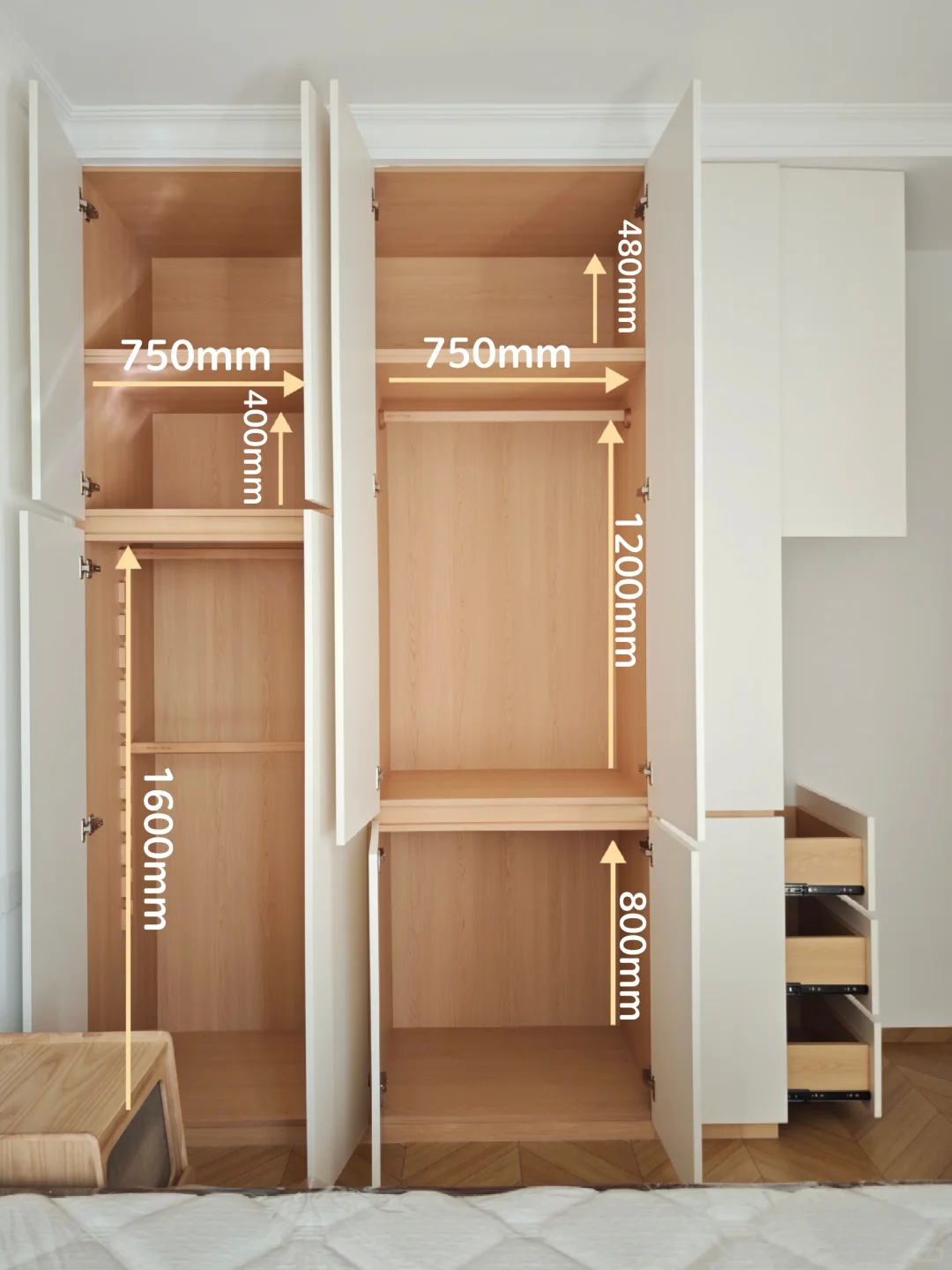 老人房衣柜这样做 爸妈追着你夸