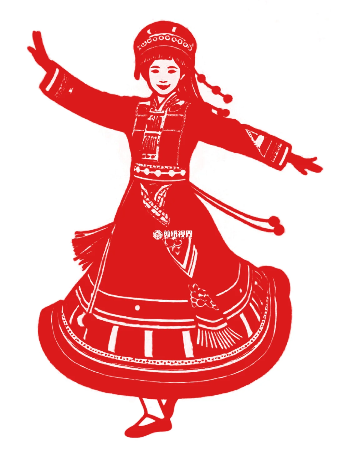 傈僳族剪纸 56个民族