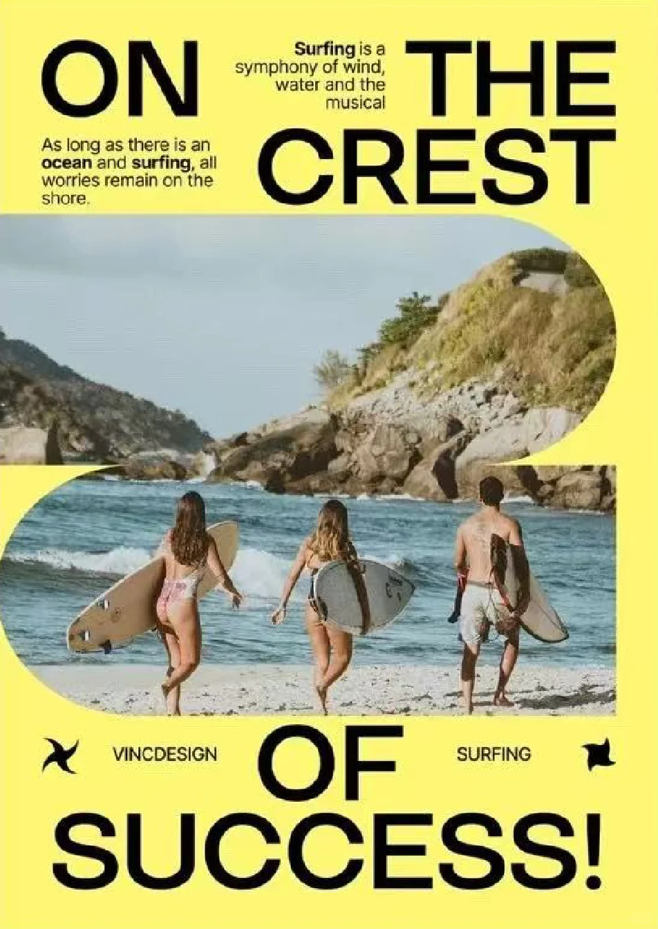 版式设计灵感库? 异形裁剪