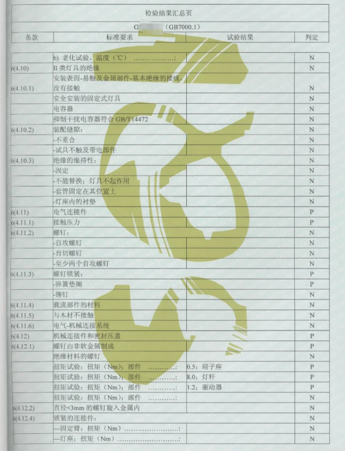 LED路灯道具检测报告办理，第三方检测