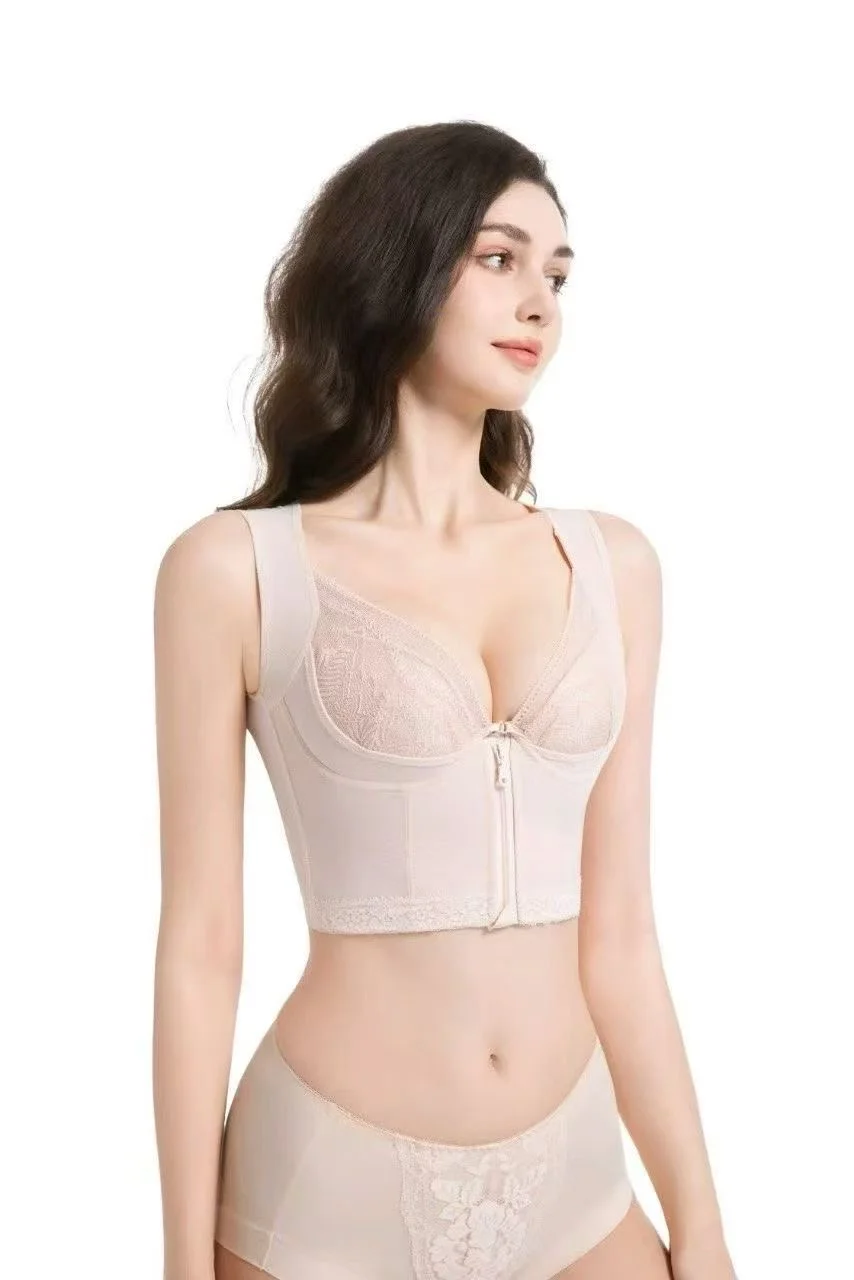 8) 懒人福音！一秒穿脱的「背背夹拉链文胸」