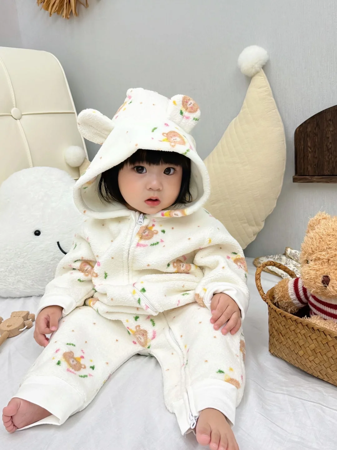 300g加厚雪粒绒长爬上新了?